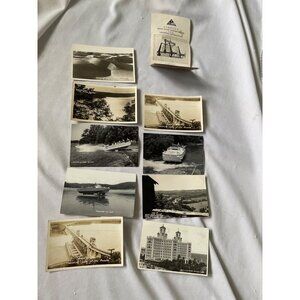 RPPC Vintage Postcard Set Of Scenic Locations & Simplex Ad Real Photo Lot